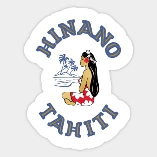 Hinano Tahiti Beer Cotton Sticker